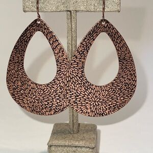Bronze dabble earrings